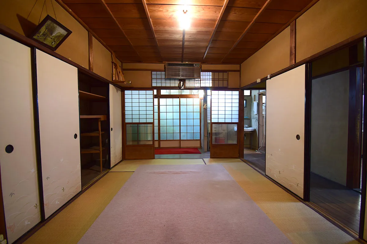 Unrenovated Kyomachiya in Kita Ward, Murasakino.