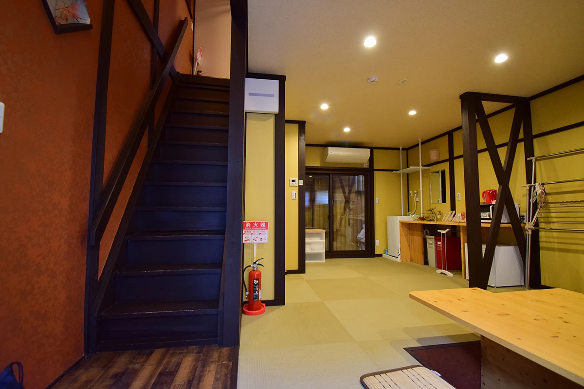 A townhouse renovated to guesthouse specifications