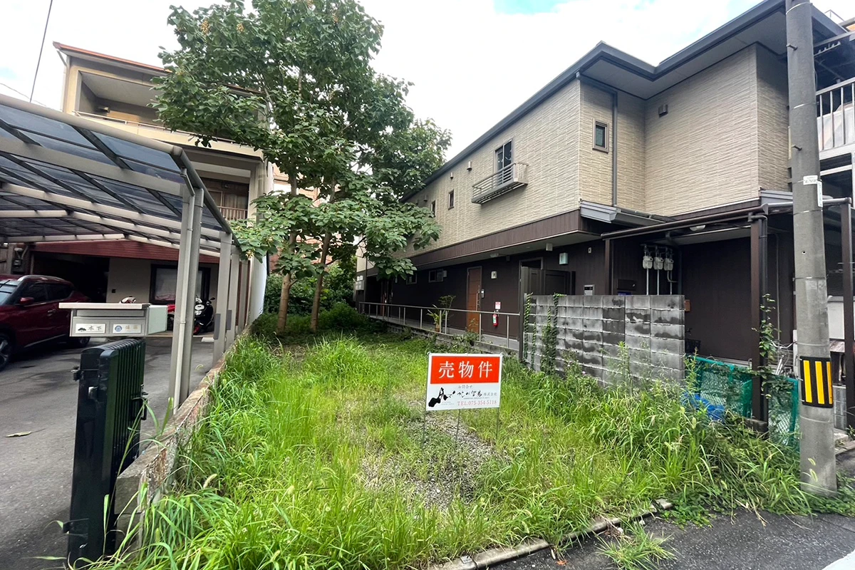 Land for sale (vacant land) just a short walk from Keihan Shichijo Station